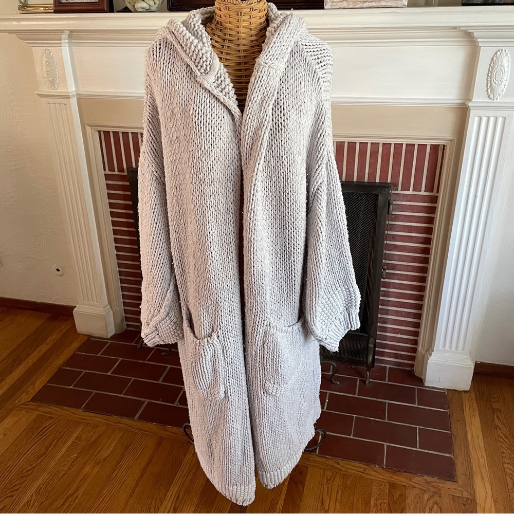 Free People long knit cardigan XL